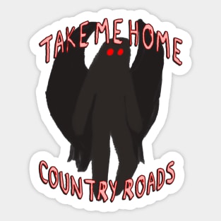 Mothman, Country Roads Sticker